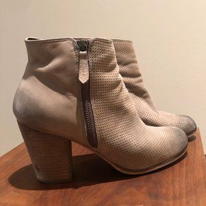 Nordstrom BP Taupe/Cream Ankle Booties